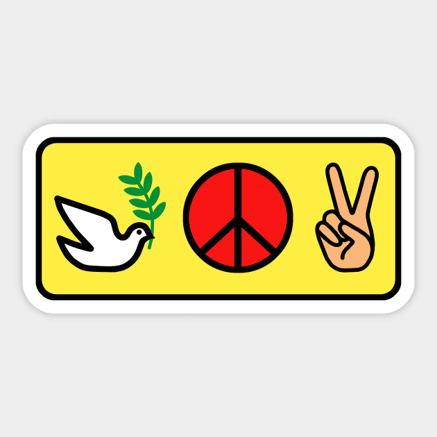 Peace! Sticker by AdrianaStore